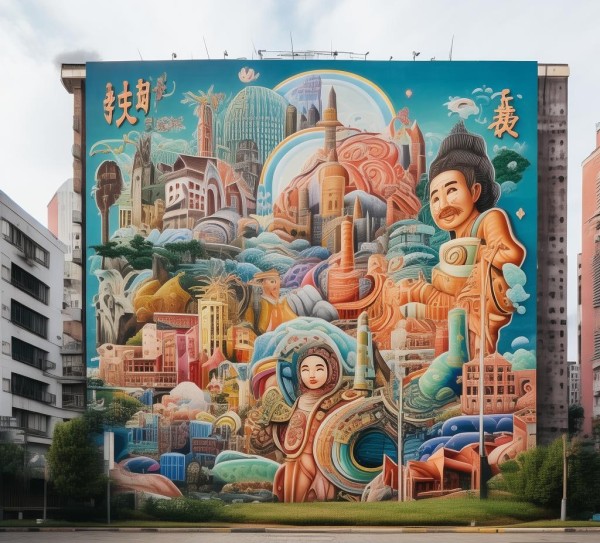 江干区广告艺术，让城市更美，传递更温暖